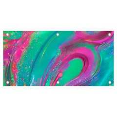 Fluid Art Background Banner And Sign 6  X 3  by GardenOfOphir