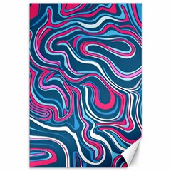 Liquid Art Pattern Canvas 12  X 18  by GardenOfOphir