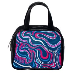 Liquid Art Pattern Classic Handbag (one Side) by GardenOfOphir