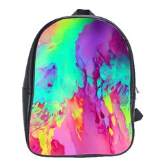 Fluid Background School Bag (large) by GardenOfOphir