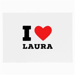 I Love Laura Large Glasses Cloth by ilovewhateva