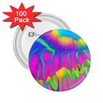 Liquid Art Pattern - Fluid Art - Marble Art - Liquid Background 2.25  Buttons (100 pack) 