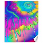 Liquid Art Pattern - Fluid Art - Marble Art - Liquid Background Canvas 11  x 14 