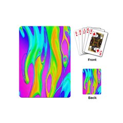 Fluid Background - Fluid Artist - Liquid - Fluid - Trendy Playing Cards Single Design (mini) by GardenOfOphir