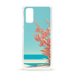 Beach Ocean Flowers Floral Flora Plants Vacation Samsung Galaxy S20 6 2 Inch Tpu Uv Case by Pakemis