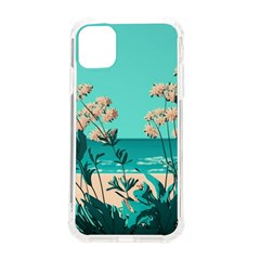 Beach Ocean Flowers Flower Floral Plants Vacation Iphone 11 Tpu Uv Print Case by Pakemis