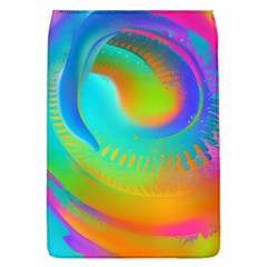 Contemporary Fluid Art Pattern In Bright Colors Removable Flap Cover (l) by GardenOfOphir