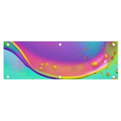 Liquid Art Pattern - Fluid Background Banner And Sign 6  X 2  by GardenOfOphir