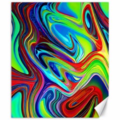 Fluid Forms Canvas 8  X 10  by GardenOfOphir