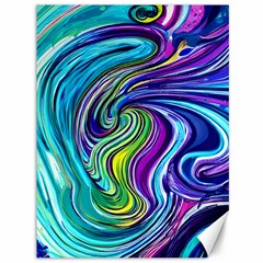Waves Of Color Canvas 36  X 48  by GardenOfOphir