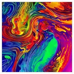 Waves Of Colorful Abstract Liquid Art Lightweight Scarf  by GardenOfOphir