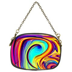 Fluid Art Pattern Chain Purse (two Sides) by GardenOfOphir