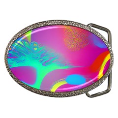 Fluid Background Belt Buckles by GardenOfOphir