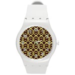 Pattern 15 Round Plastic Sport Watch (M) Front