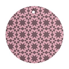 Pattern 19 Round Ornament (two Sides) by GardenOfOphir