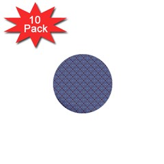 Blue Diamonds 1  Mini Buttons (10 Pack)  by Sparkle