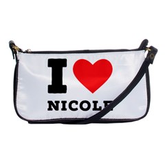 I Love Nicole Shoulder Clutch Bag by ilovewhateva