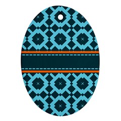 Pattern 28 Oval Ornament (two Sides) by GardenOfOphir