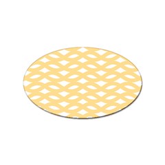 Lattice Ii Sticker Oval (10 Pack) by GardenOfOphir