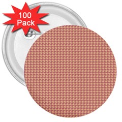 Pattern 101 3  Buttons (100 Pack) 