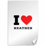 I love heather Canvas 24  x 36  23.35 x34.74  Canvas - 1