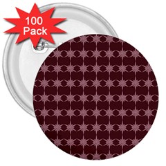 Pattern 150 3  Buttons (100 Pack)  by GardenOfOphir