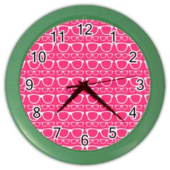 Pattern 204 Color Wall Clock by GardenOfOphir