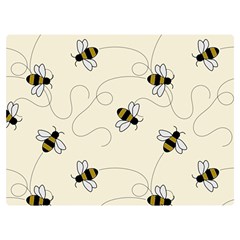 Insects Bees Digital Paper Premium Plush Fleece Blanket (extra Small)