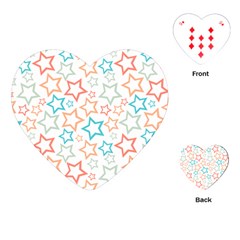 Background Pattern Texture Design Playing Cards Single Design (heart)