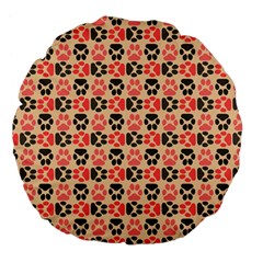 Pattern 216 Large 18  Premium Flano Round Cushions by GardenOfOphir