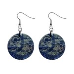Elemental Beauty Abstract Print Mini Button Earrings Front