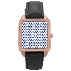 Pattern 270 Rose Gold Leather Watch  by GardenOfOphir