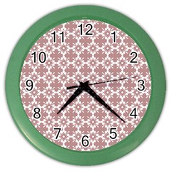 Pattern 302 Color Wall Clock by GardenOfOphir