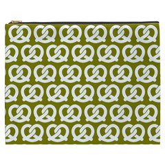 Olive Pretzel Illustrations Pattern Cosmetic Bag (xxxl) by GardenOfOphir