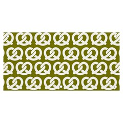 Olive Pretzel Illustrations Pattern Banner And Sign 6  X 3  by GardenOfOphir