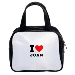 I Love Joan  Classic Handbag (two Sides) by ilovewhateva