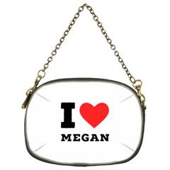I Love Megan Chain Purse (two Sides)