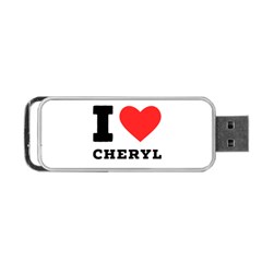 I Love Cheryl Portable Usb Flash (one Side) by ilovewhateva