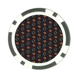 Pattern Decorative Elements Silver Poker Chip Card Guard (10 pack)