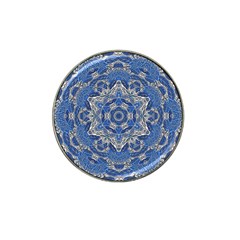 Mandala Rosette Kaleidoscope Abstract Background Hat Clip Ball Marker (10 Pack) by Jancukart