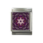 Rosette Kaleidoscope Mosaic Abstract Background Art Italian Charm (13mm)