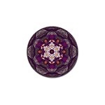 Rosette Kaleidoscope Mosaic Abstract Background Art Golf Ball Marker (10 pack)