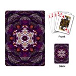 Rosette Kaleidoscope Mosaic Abstract Background Art Playing Cards Single Design (Rectangle)