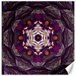 Rosette Kaleidoscope Mosaic Abstract Background Art Canvas 16  x 16 