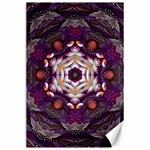 Rosette Kaleidoscope Mosaic Abstract Background Art Canvas 24  x 36 