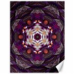 Rosette Kaleidoscope Mosaic Abstract Background Art Canvas 36  x 48 