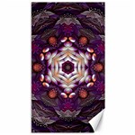 Rosette Kaleidoscope Mosaic Abstract Background Art Canvas 40  x 72 