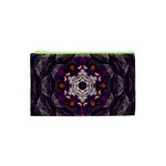 Rosette Kaleidoscope Mosaic Abstract Background Art Cosmetic Bag (XS)