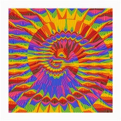 Colorful Spiral Abstract Swirl Twirl Art Pattern Medium Glasses Cloth by Jancukart