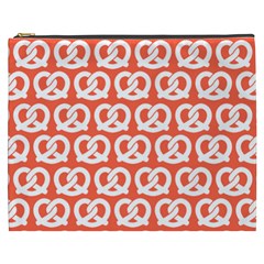 Coral Pretzel Illustrations Pattern Cosmetic Bag (xxxl) by GardenOfOphir